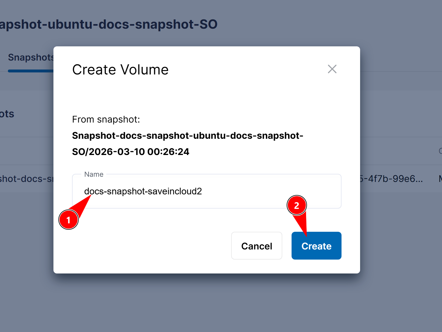 Configurar volume