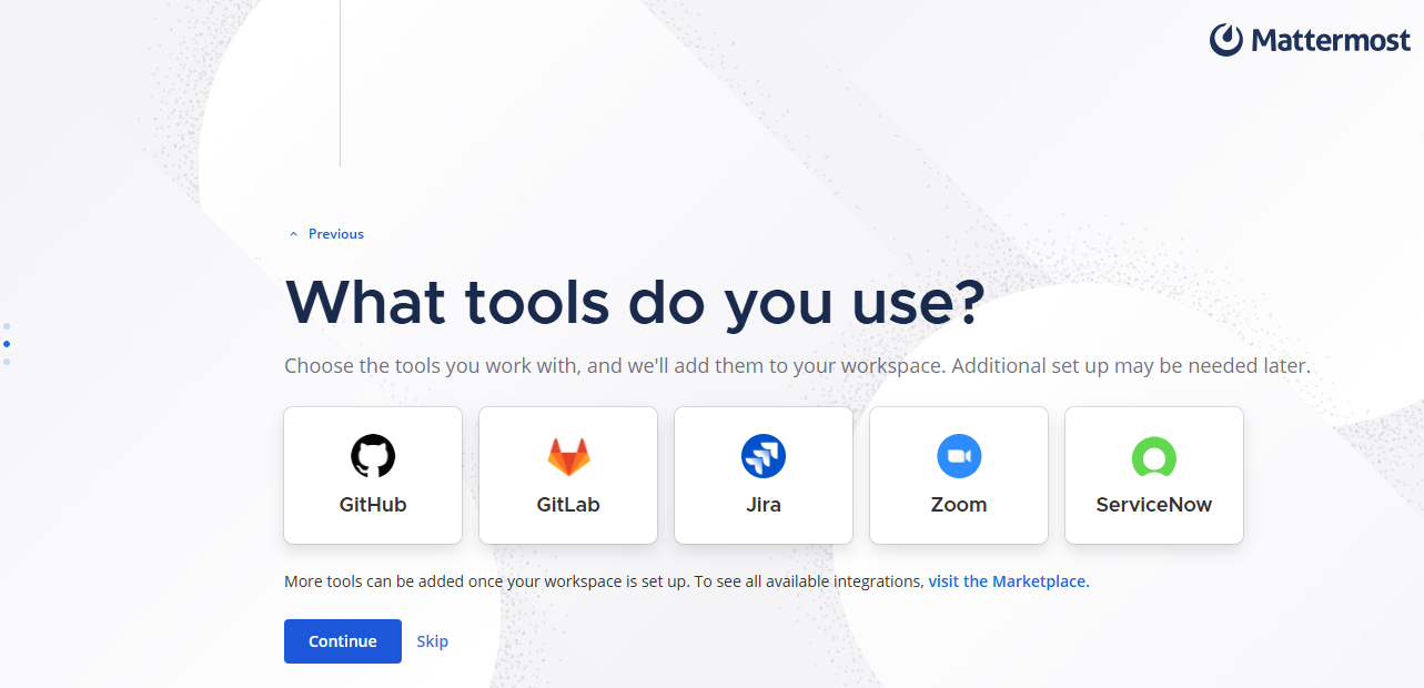 Ferramentas do App Marketplace