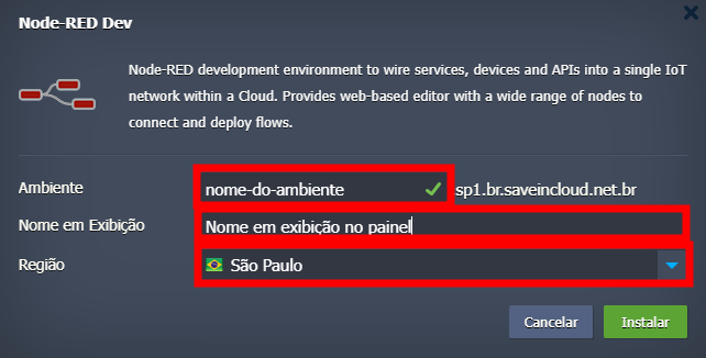 Instalação do Node-RED Dev