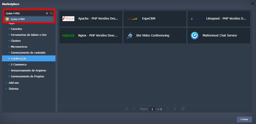 Marketplace Cyclos 4 PRO