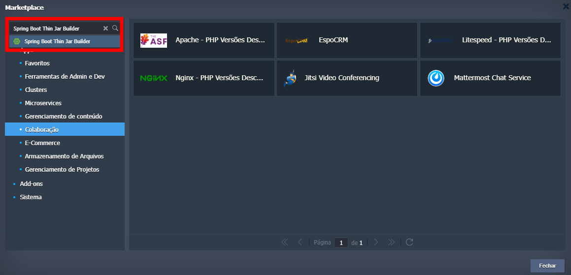 Marketplace Spring Boot Thin Jar Builder
