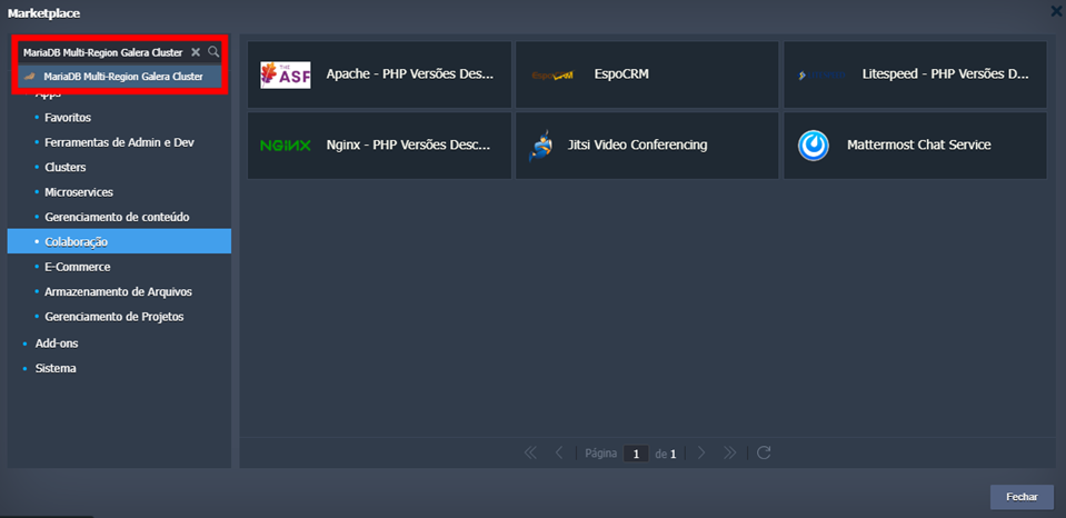 Marketplace MariaDB Multi-Region Galera Cluster