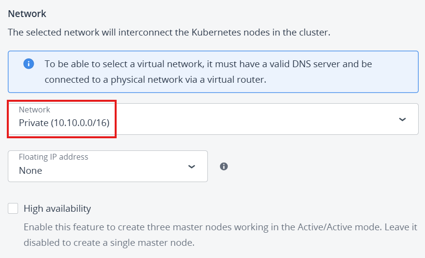 Network Kubernetes