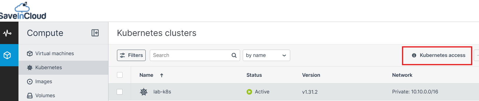 Acesso Kubernetes