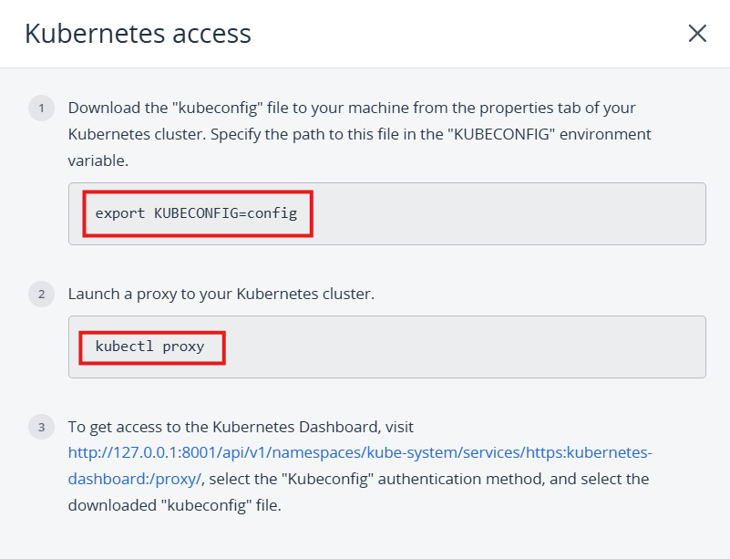 Proxy Kubernetes