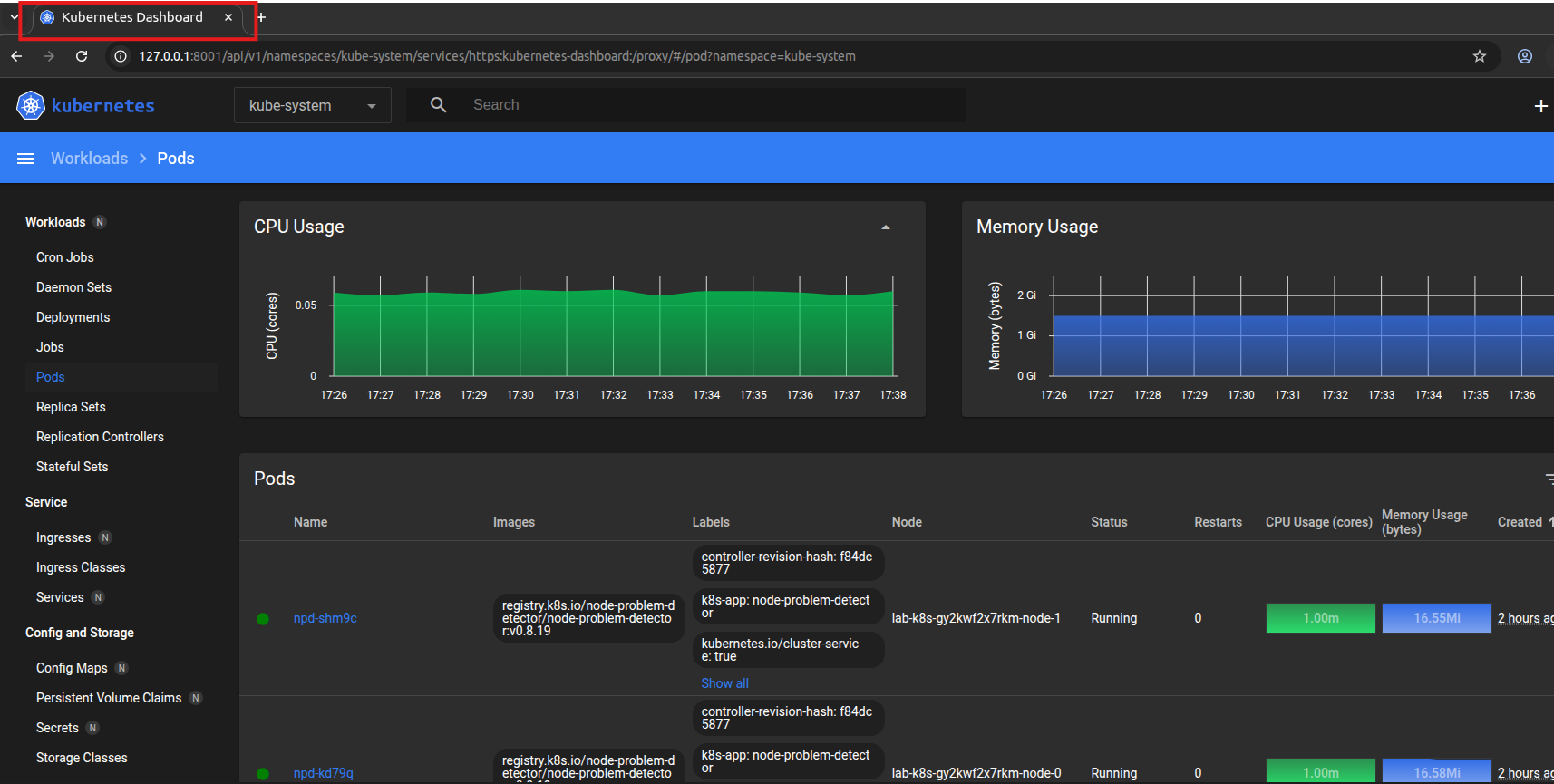 Kubernetes Dashboard