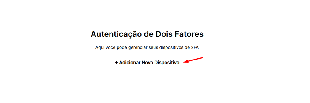 Botão Adicionar Novo Dispositivo